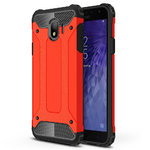 Military Defender Shockproof Case for Samsung Galaxy J4 - Red
